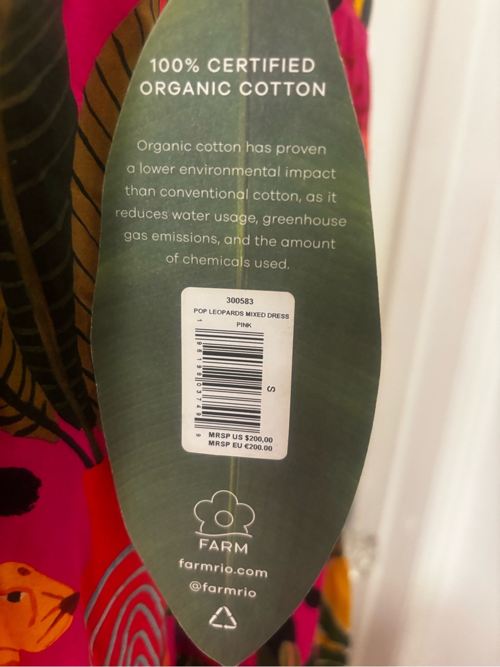 NWT FARM Rio Pink Tropical Pineapple Tiered Maxi Dress - Picture 4 of 5